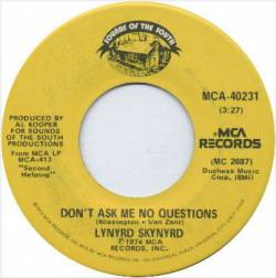 Lynyrd Skynyrd : Don't Ask No Questions - Take Your Time